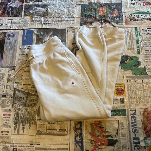 Champion Reverse Weave Athletic Jogger Sweatpants Men’s Medium - Picture 1 of 3